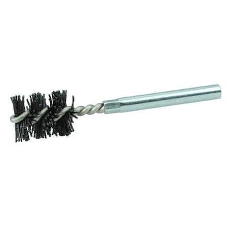 Weiler Burr-Rx 20MM-Dia Brush, .026/120CG Crimped Fill, 1" Brush Len, 3-1/2" 22616